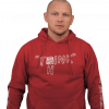 Moška rdeča mikica s kapuco THINK